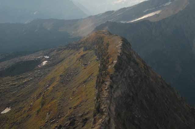 from the heli